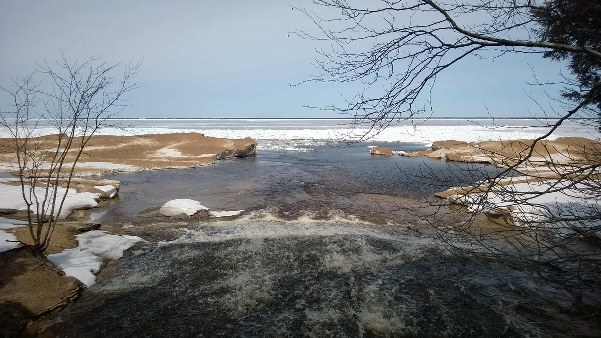 Down along the outflow of Chapel Lake
