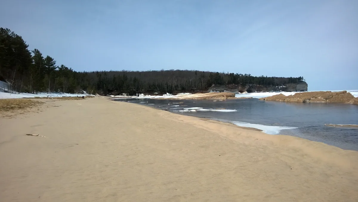 Long sandy beach