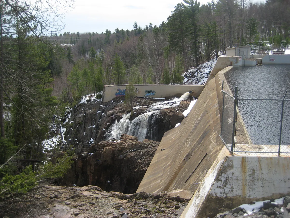 Down at the falls