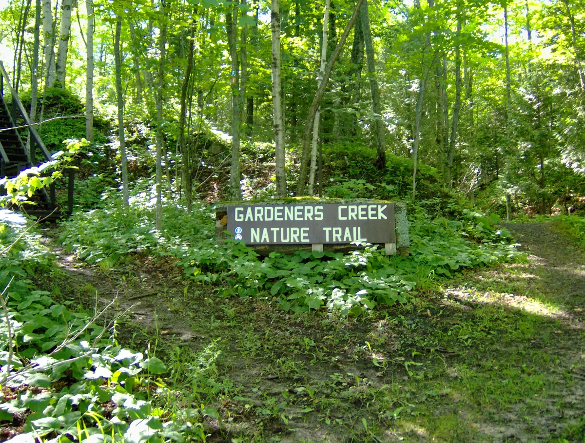 Sign for Gardeners Creek