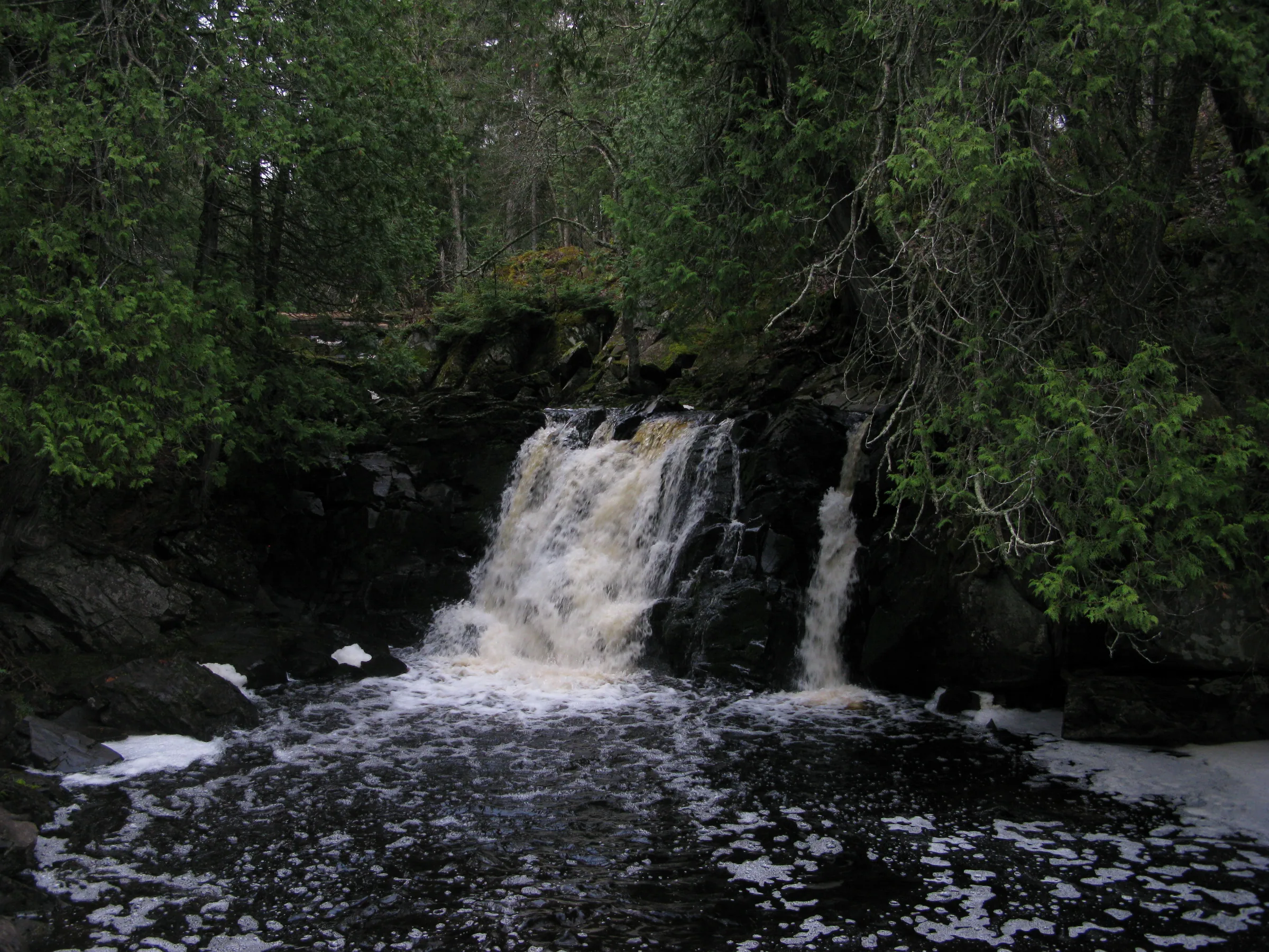 Down at the falls
