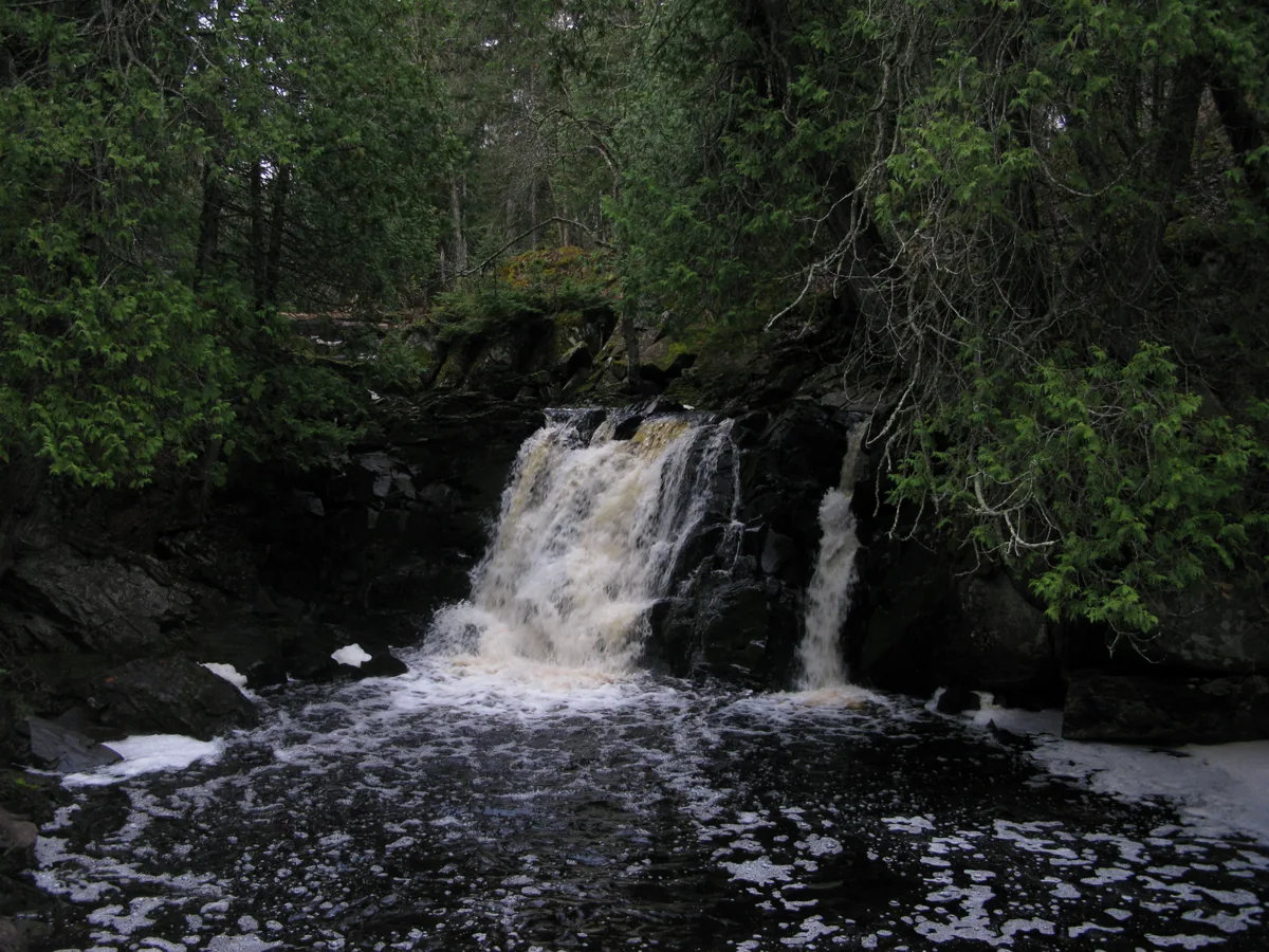 Down at the falls