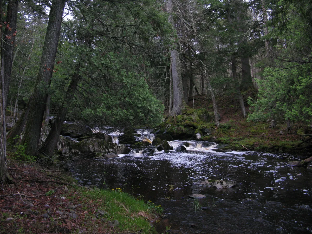 Upper drops above Judson Falls