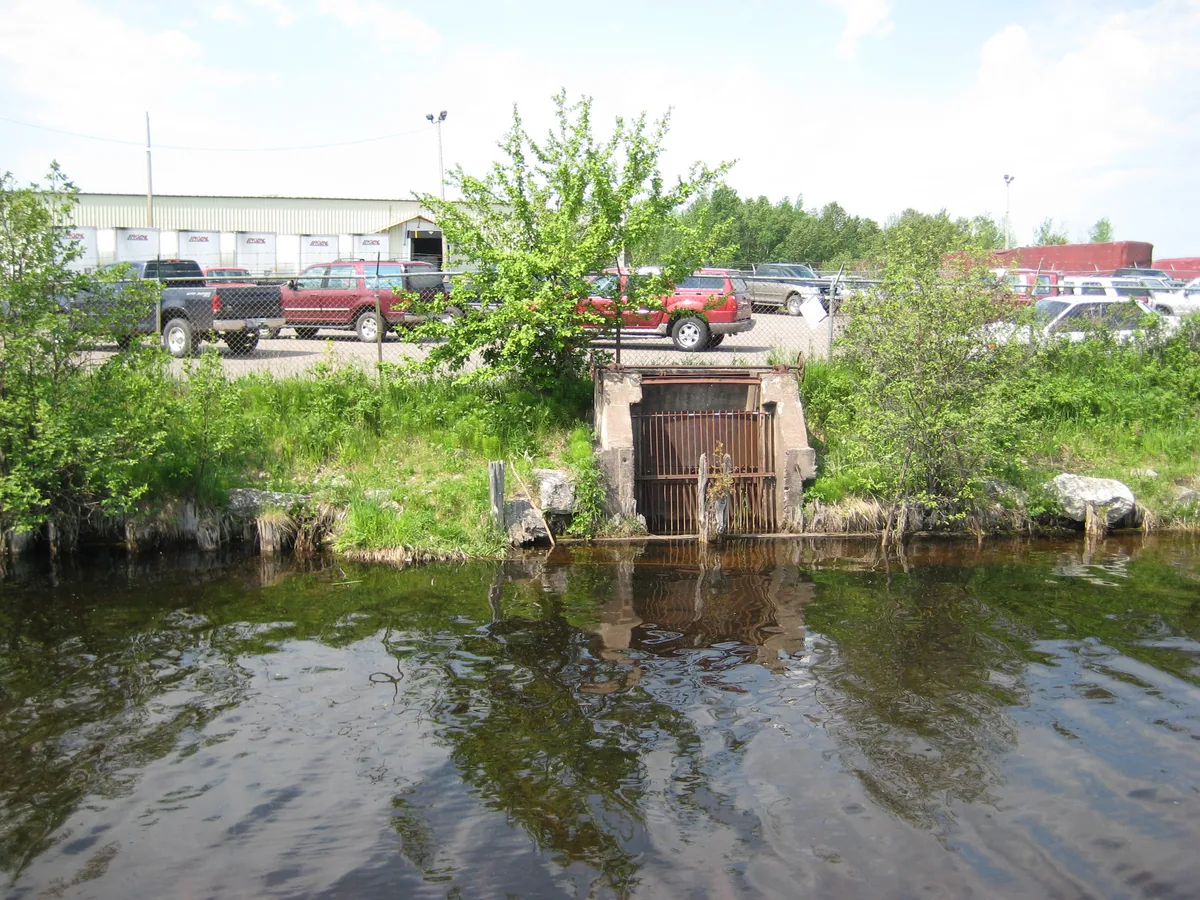 Falls River near the marina
