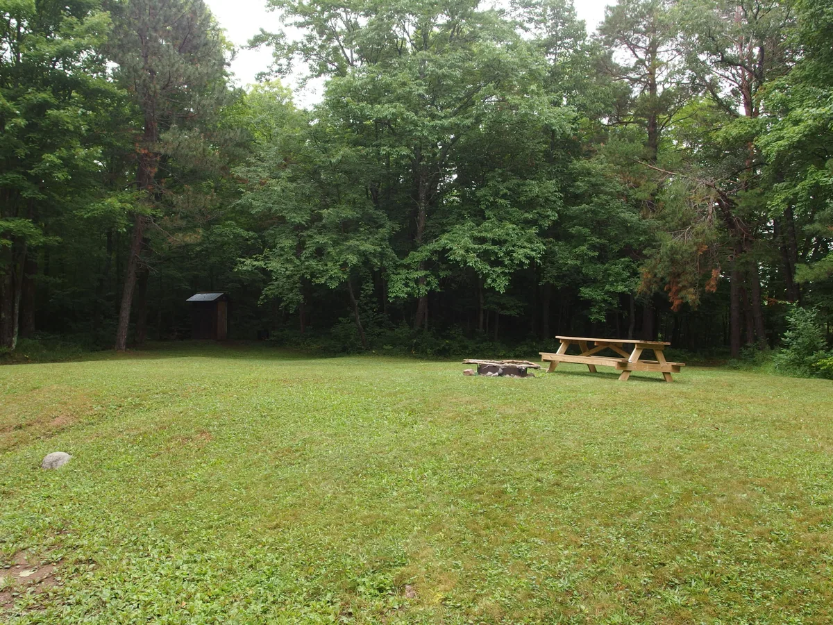 Small roadside camping area