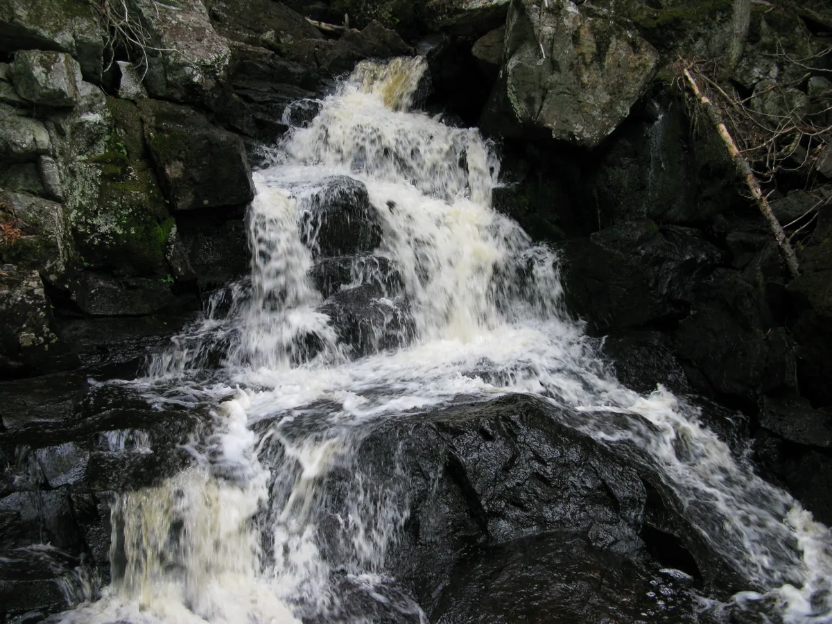Fanning drop on No Name Falls