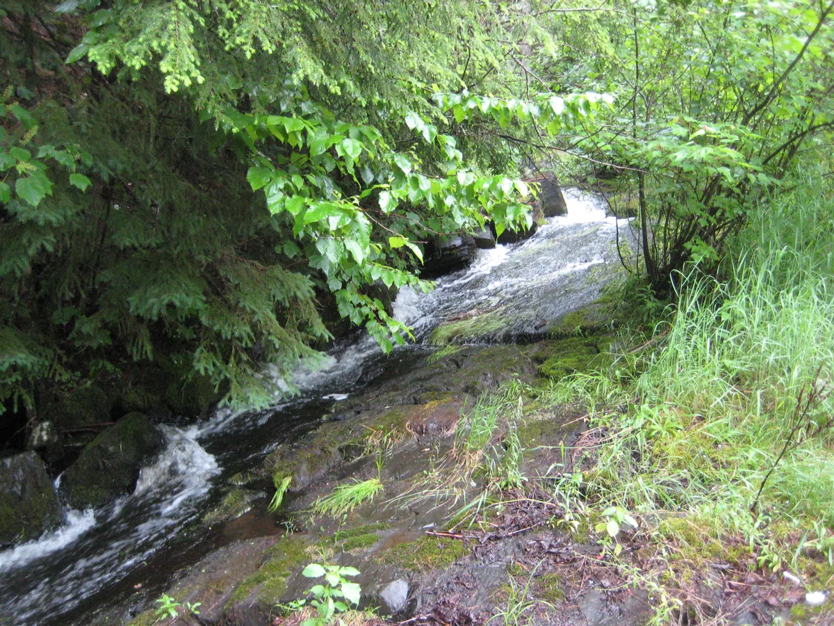 Sliding, slippery lower drop