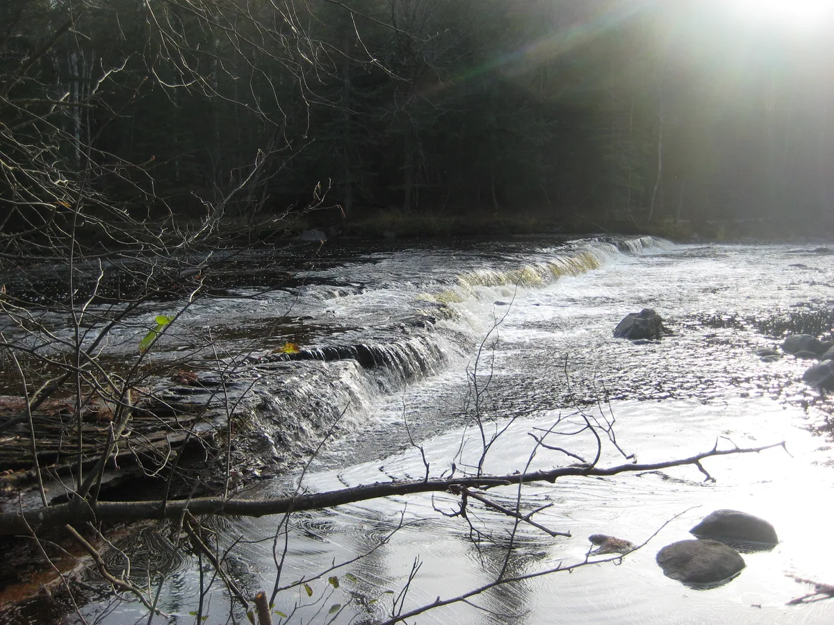 Bright sun over the even break