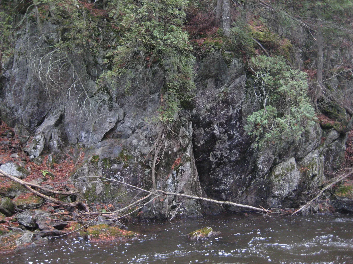 Steep southern bank